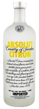 Absolut Absolut Vodka Citron 1,0L 40,0% Alcohol