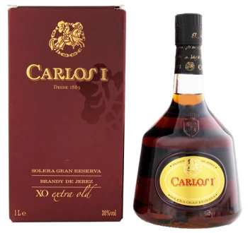 Carlos I Solera Gran Reserva Brandy 1,0L Gift Box