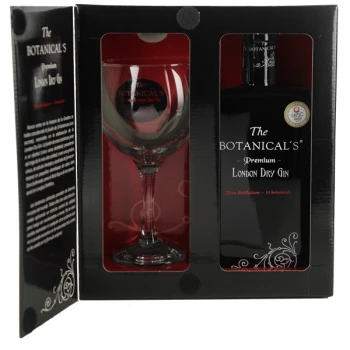 The Botanical's The Botanical's London Dry Gin 700ml + Glas Gift Box